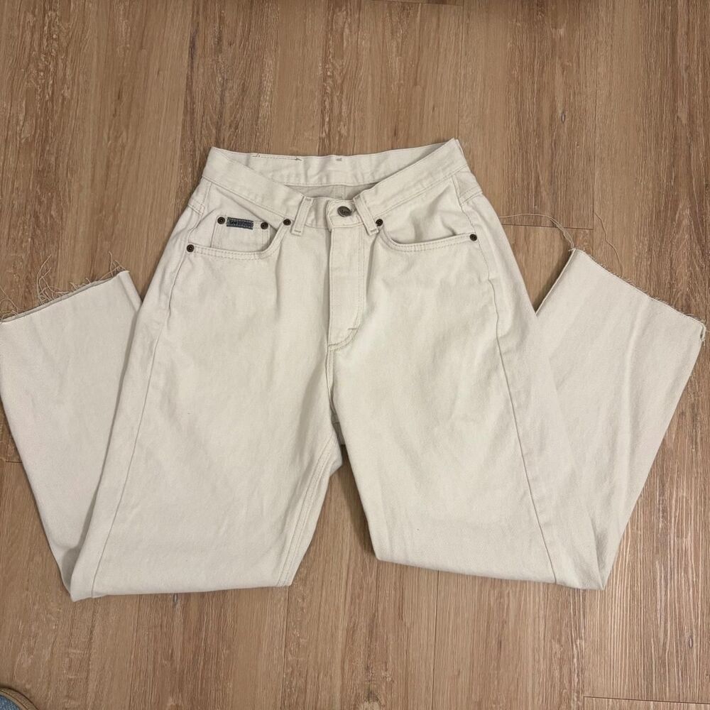 Wrangler Women's Cream and White Jeans